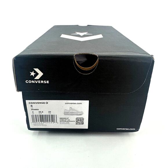 Converse Women's White Chuck Taylor All Star Lift Platform Canvas Shoe Size 6 - Picture 9 of 11